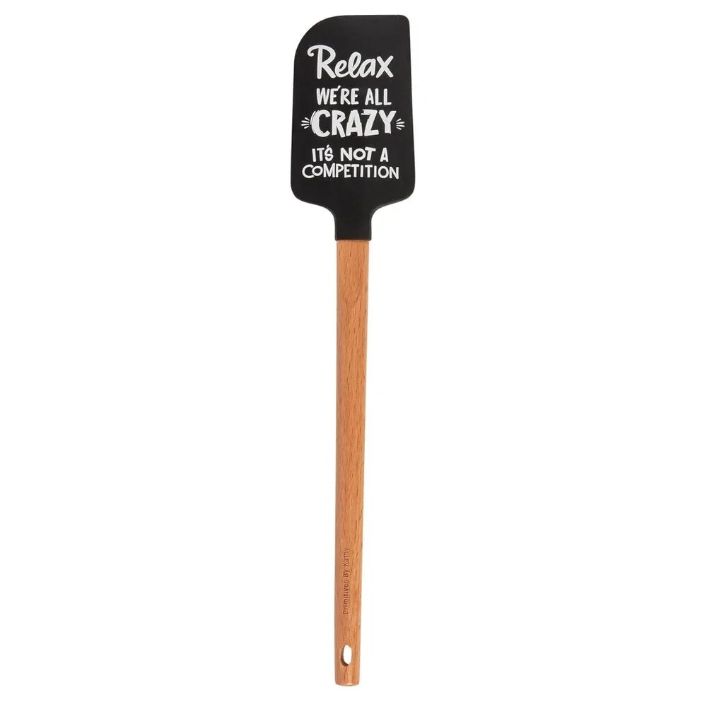 Relax We’re All Crazy It’s Not A Competition Spatula | Funny Silicone Kitchen S
